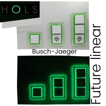 Lichtschalter und Steckdose Busch-Jaeger Future linear